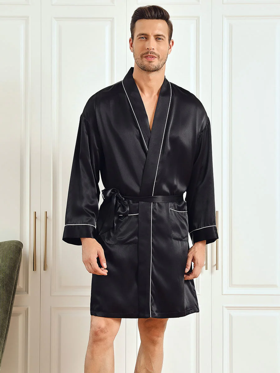 Peignoirs en soie pour homme